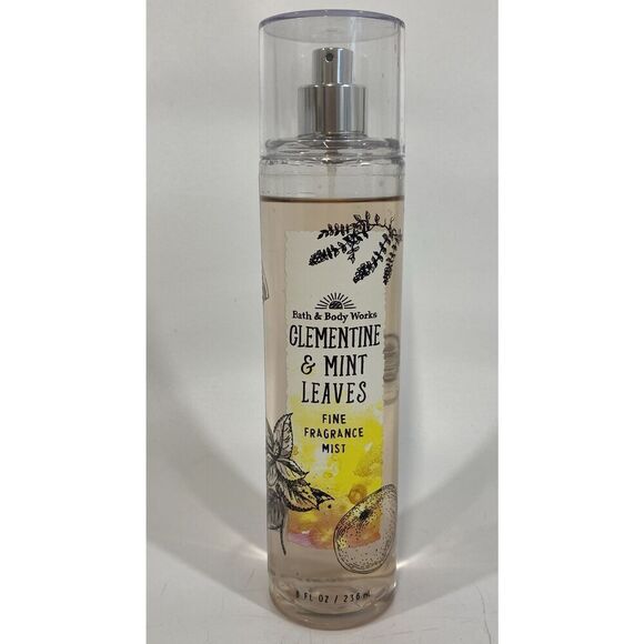 Bath & Body Works Clementine & Mint Leaves Fragrance Spray Mist 8 Oz 95% Full - Picture 1 of 3